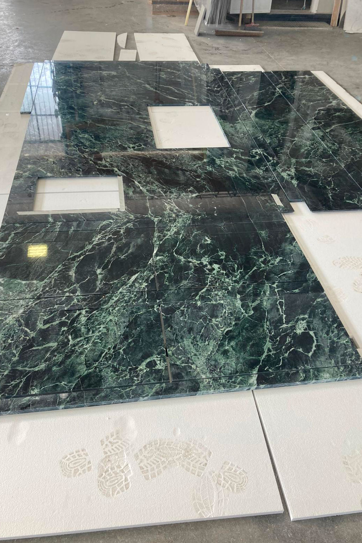 Verde alpi marble